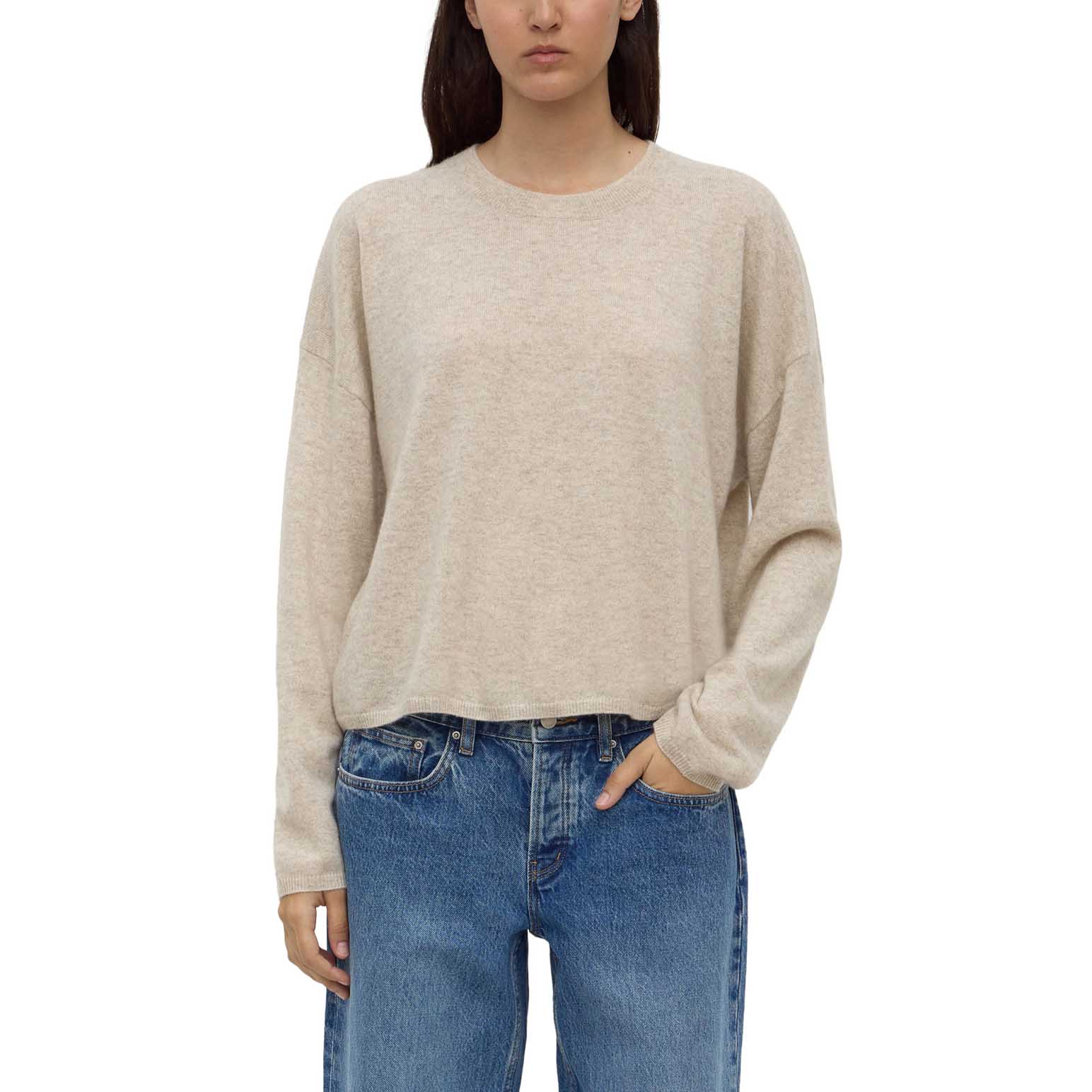 Assembly Label Odelle Cashmere Knit Oat Marle